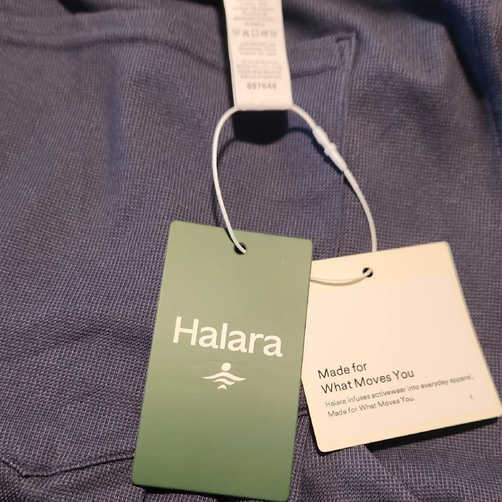 HALARA NWT Adjustable Strap Button W/ Pockets Waffle Overalls Sz Medium - Picture 3 of 8